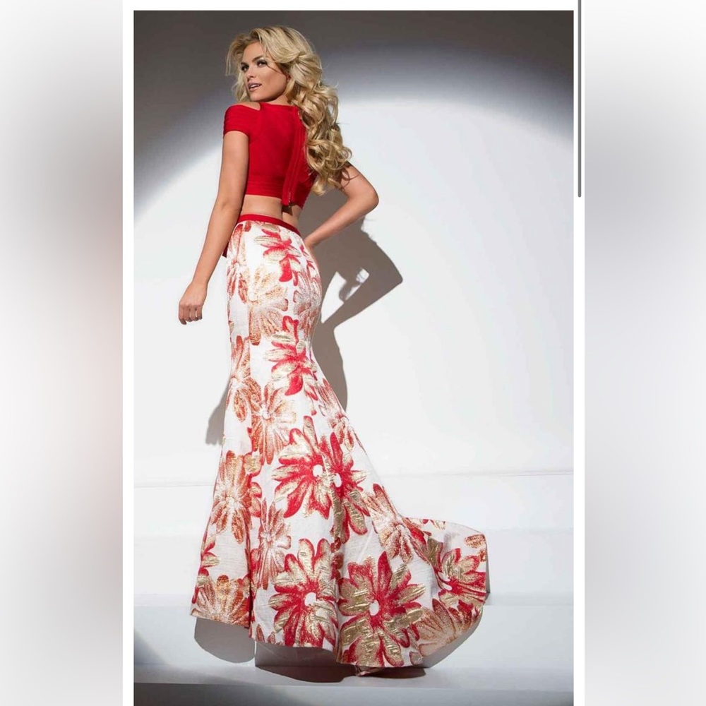 TWO PIECE PROM DRESS